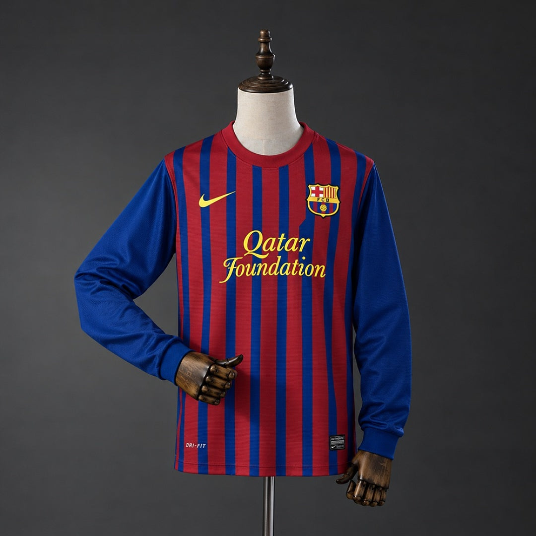 Camisa Barcelona Retrô Manga Longa 11/12