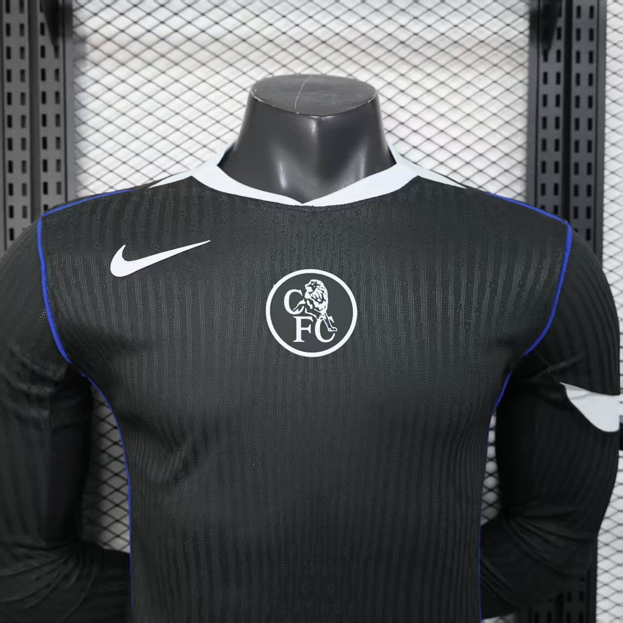 Camisa Chelsea Away Manga Longa Jogador 25/26