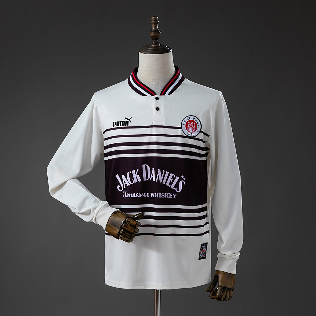 Camisa St. Pauli Retrô Manga Longa 97/98