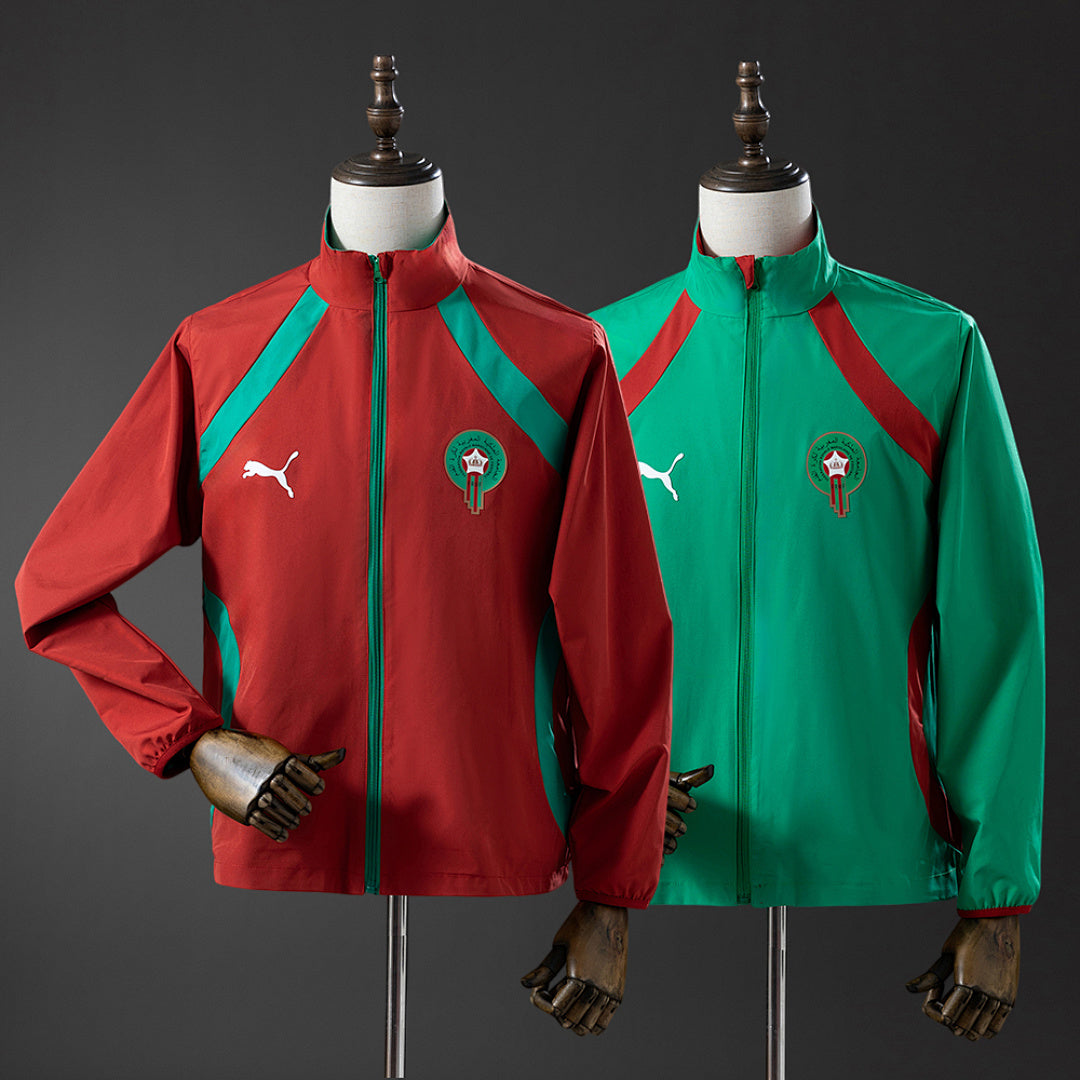 Corta Vento Marrocos Vermelha Verde 2026