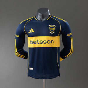 Camisa Boca Juniors Home Manga Longa 4xl8 25/26