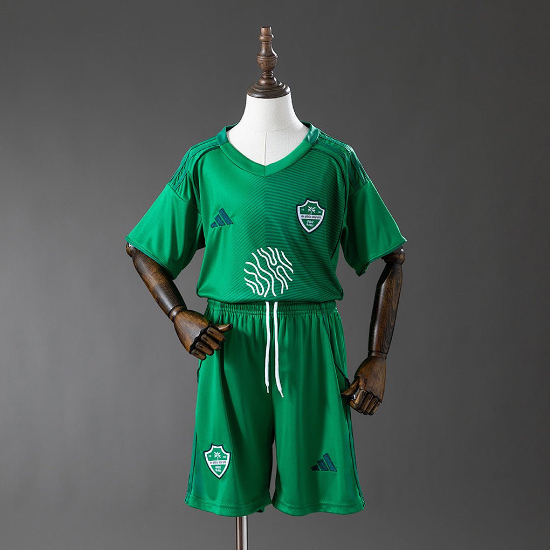 Kit Infantil Arábia Saudita Verde 25/26