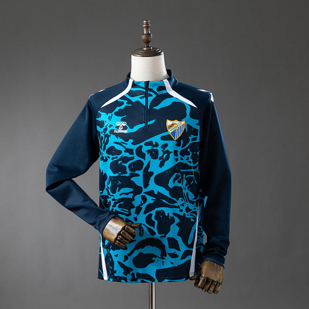 Camisa Malaga Treino Top Azul Xxl8 25/26