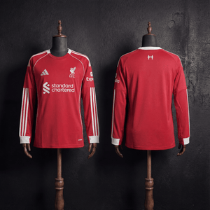 Camisa Liverpool Home Manga Longa 25/26