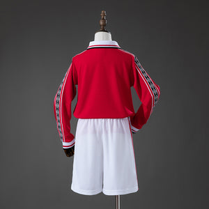 Kit Infantil Manchester United Manga Longa 98/99