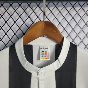 Camisa Newcastle United Retrô Manga Longa 1997