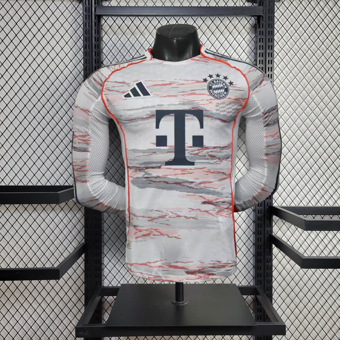 Camisa Bayern Munich Away Manga Longa Jogador 25/26