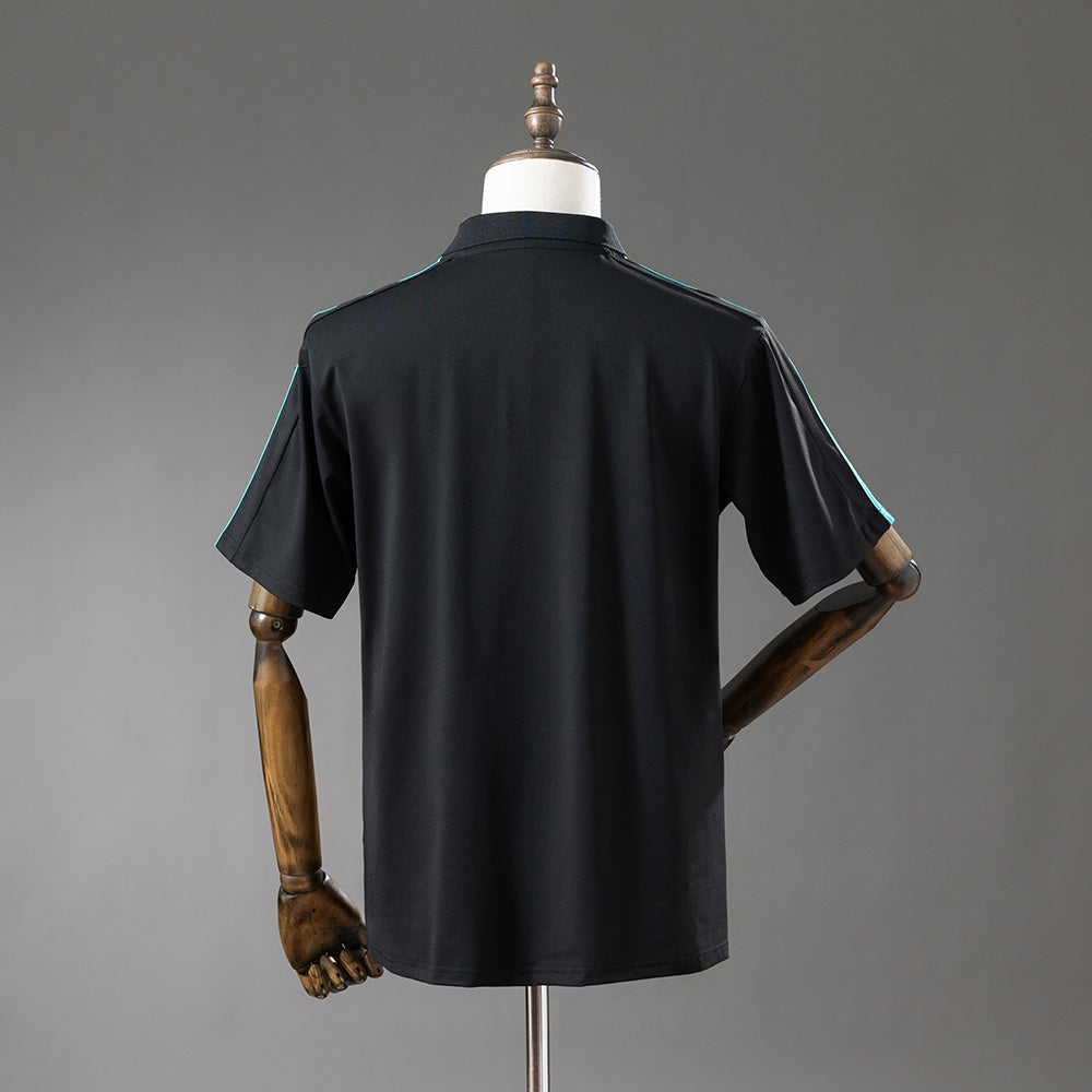Camisa F1 Mercedes Benz Polo Preta 3xl5 2025