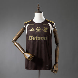 Camisa Flamengo Treino Colete Marrom 26/27