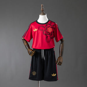 Kit Infantil Manchester United Vermelha 25/26