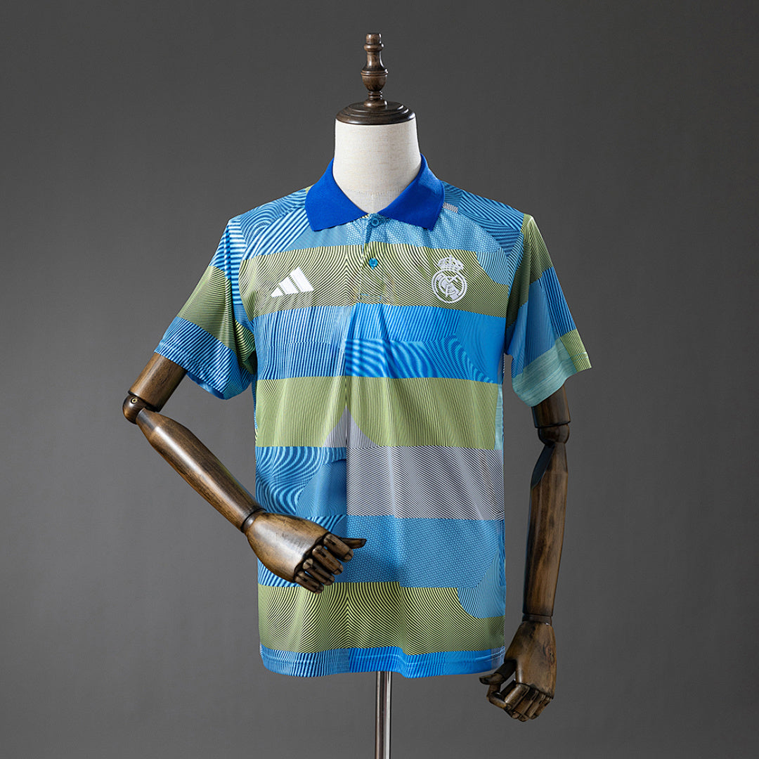 Camisa Real Madrid Listrada Verde 25/26