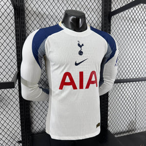 Camisa Tottenham Hotspur Home Manga Longa Jogador 25/26