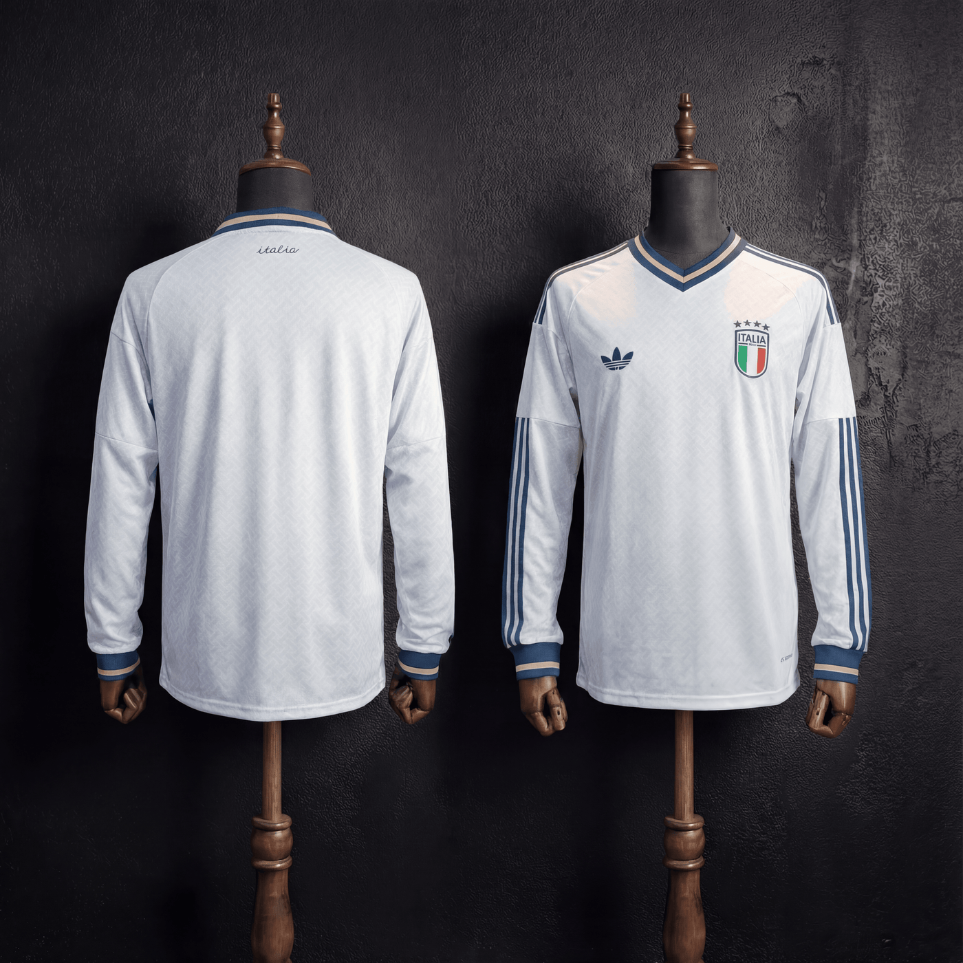 Camisa Itália Away Manga Longa 2026