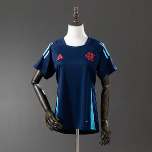 Camisa Flamengo Treino Azul Azul Marinho 25/26 Feminina