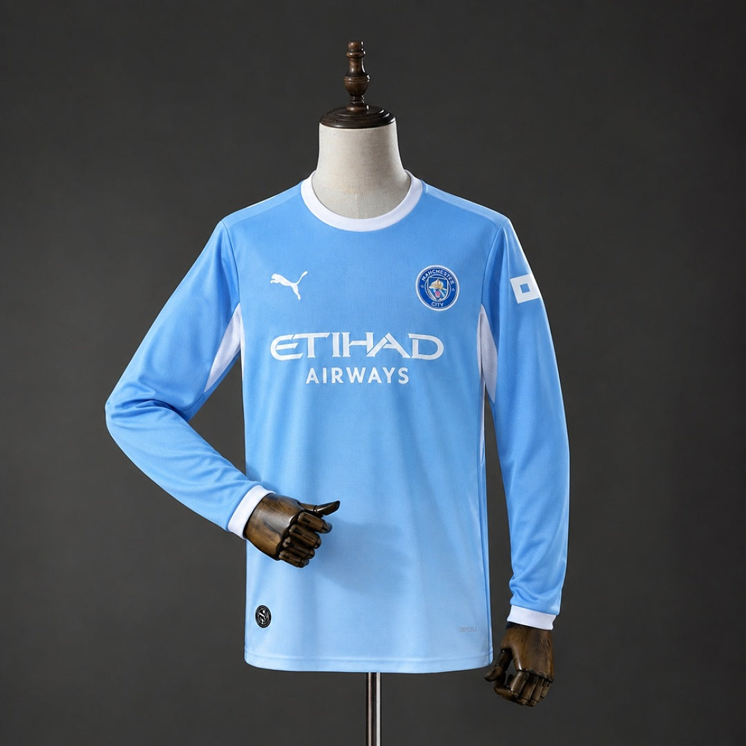 Camisa Manchester City Home Manga Longa 26/27