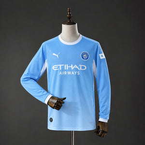 Camisa Manchester City Home Manga Longa 26/27