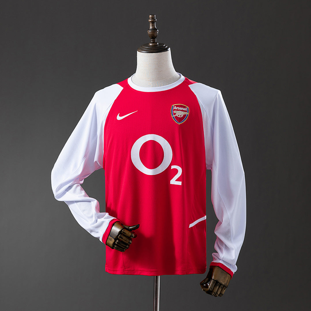 Camisa Arsenal Retrô Manga Longa 04/05