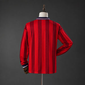 Camisa Inglaterra Retrô Manga Longa 1998