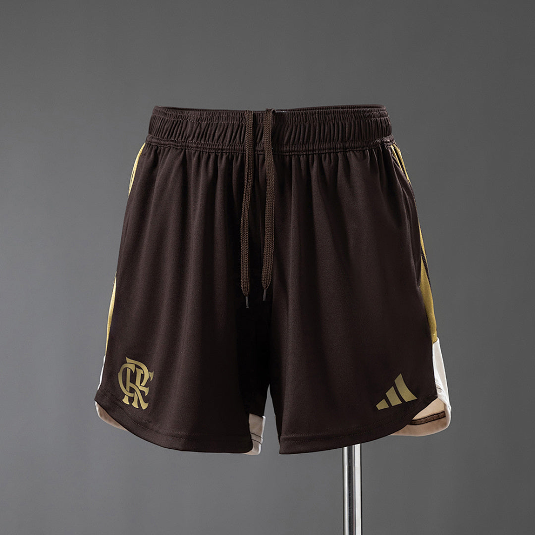 Short Flamengo Marrom 26/27 Feminina