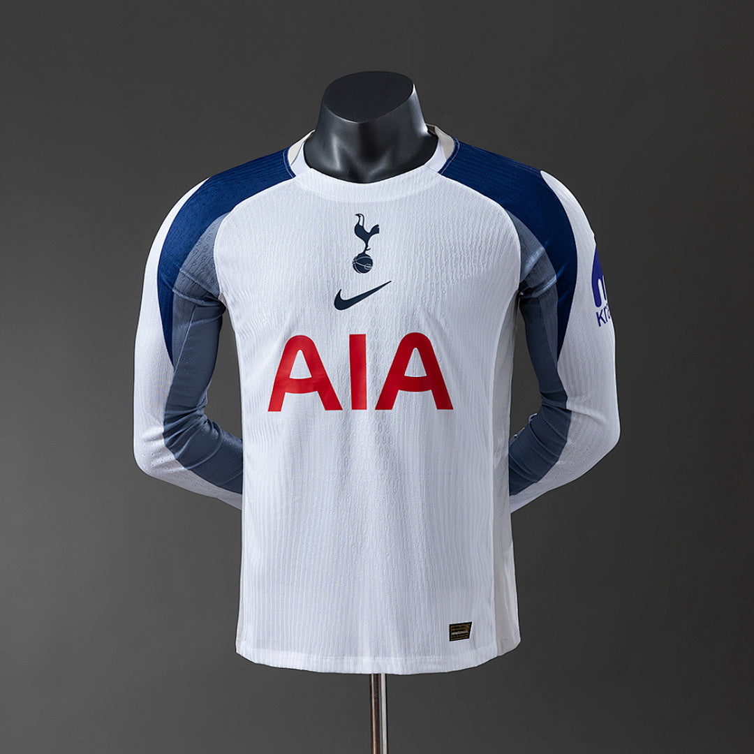 Camisa Tottenham Hotspur Home Manga Longa Versão Jogador 25/26