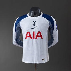 Camisa Tottenham Hotspur Home Manga Longa Versão Jogador 25/26