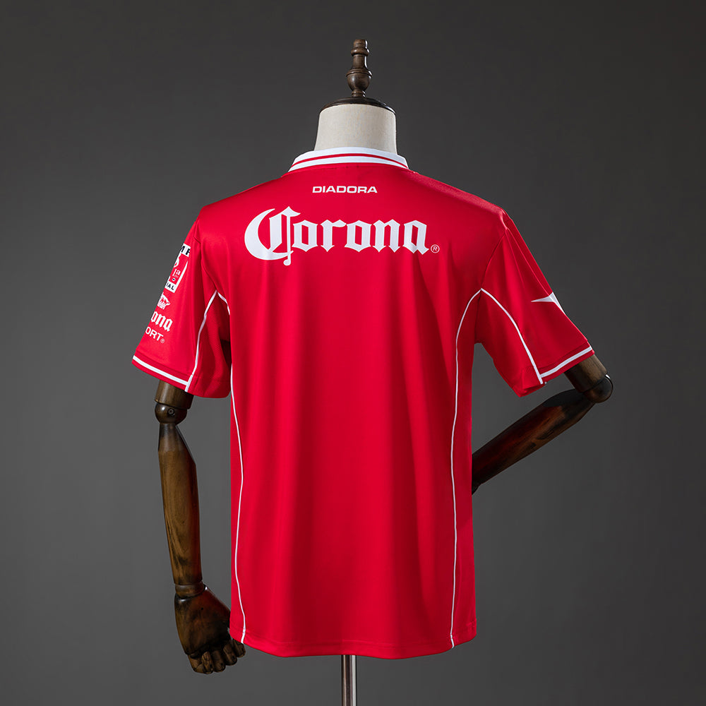 Camisa Deportivo Toluca Home Retrô Xxl7 98/99