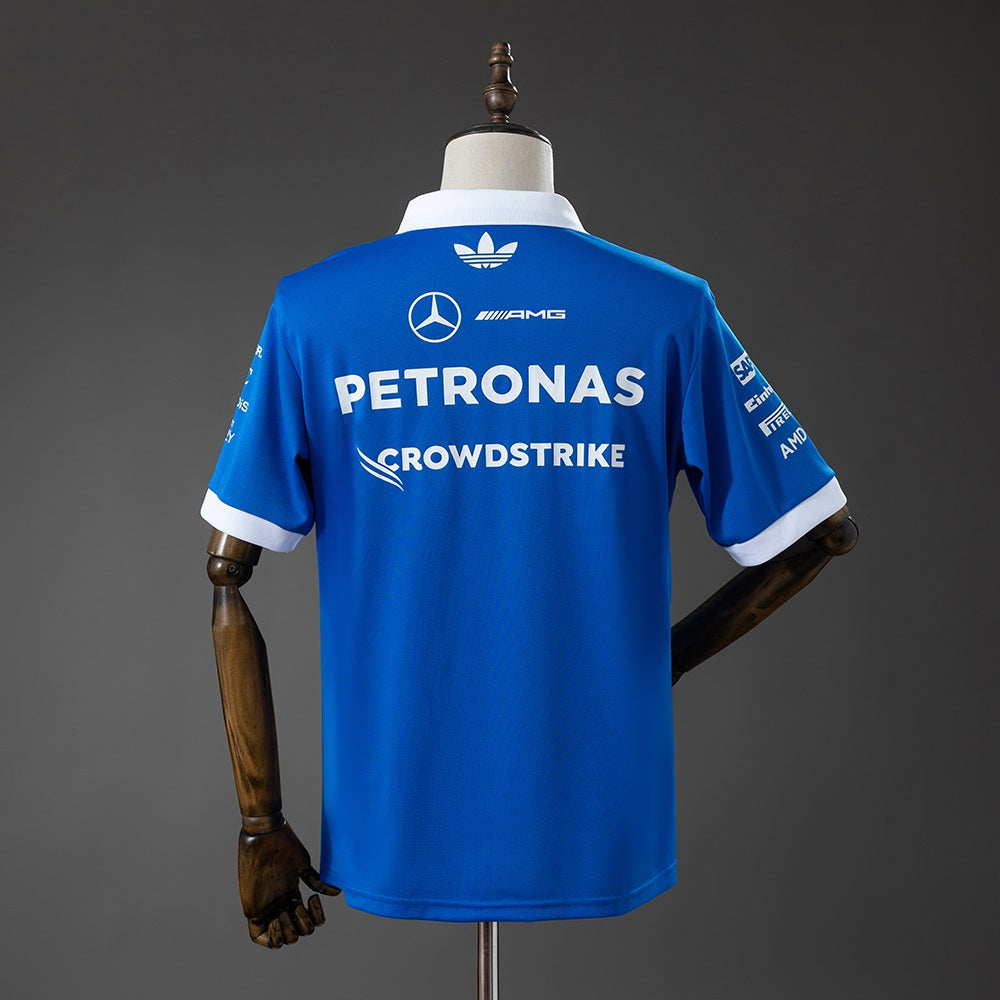 Camisa Mercedes Amg Petronas F1 Azul Polo 5xl8 2026