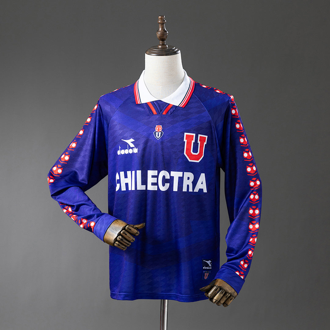 Camisa Chile Retrô Home Manga Longa