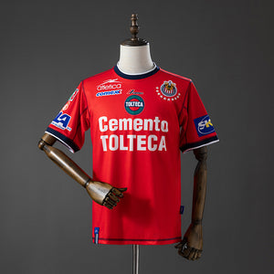 Camisa Chivas de Guadalajara Home Retrô Xxl10 02/03