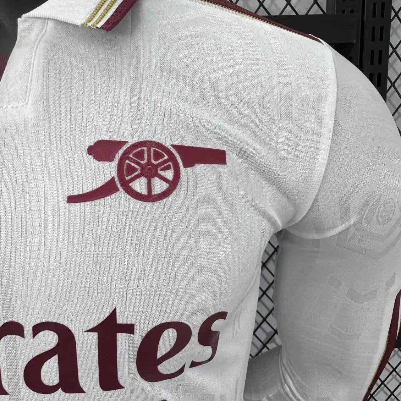 Camisa Arsenal Away Manga Longa Jogador 25/26