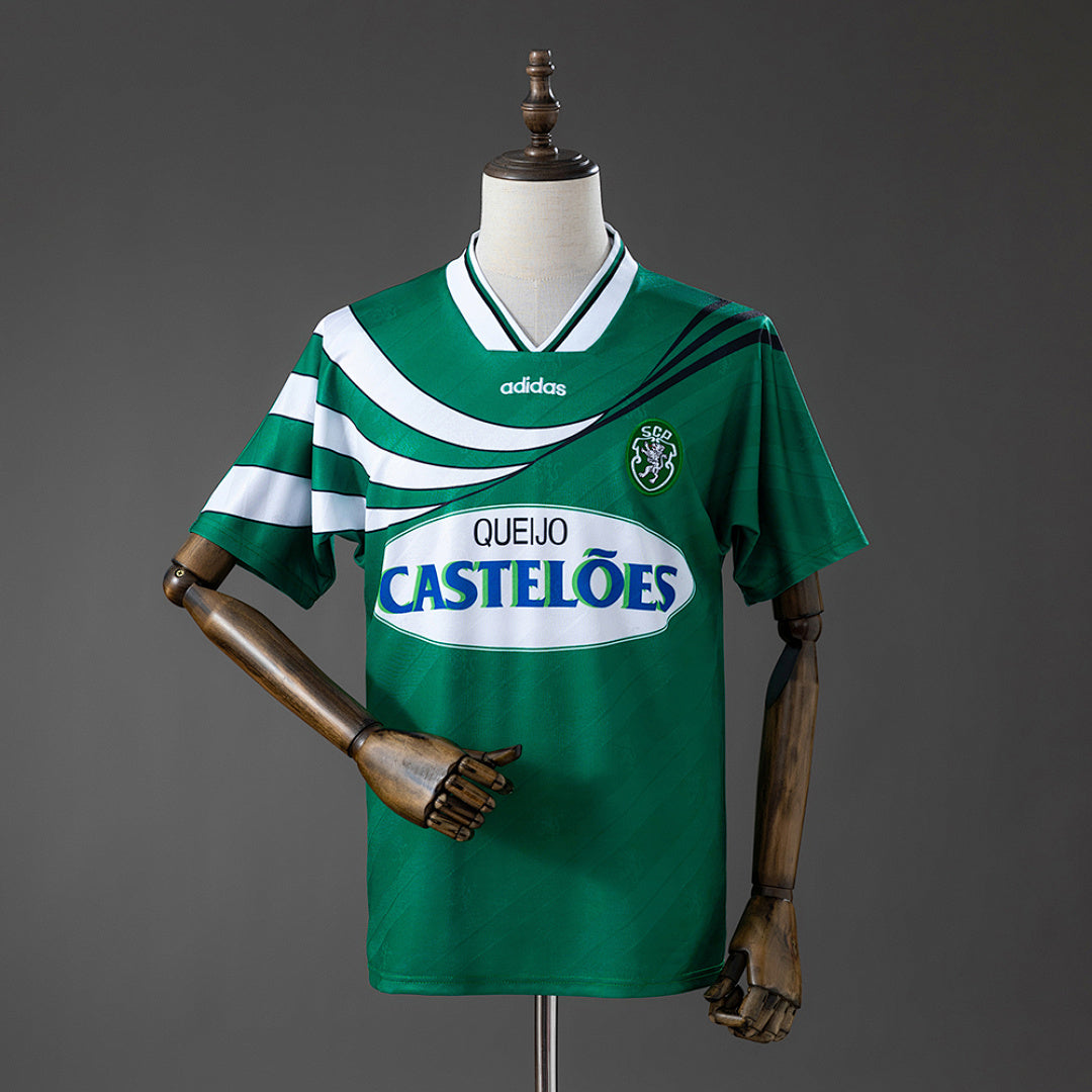 Camisa Sporting Cp Away Retrô Xxl6 94/95