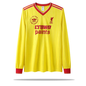 Camisa Liverpool Retrô Manga Longa 1986