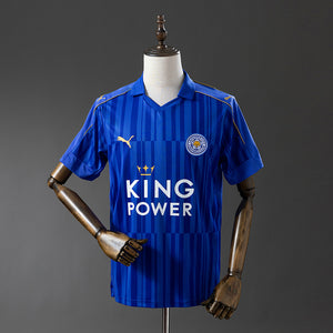 Camisa Leicester City Home Retrô Xxl7 16/17