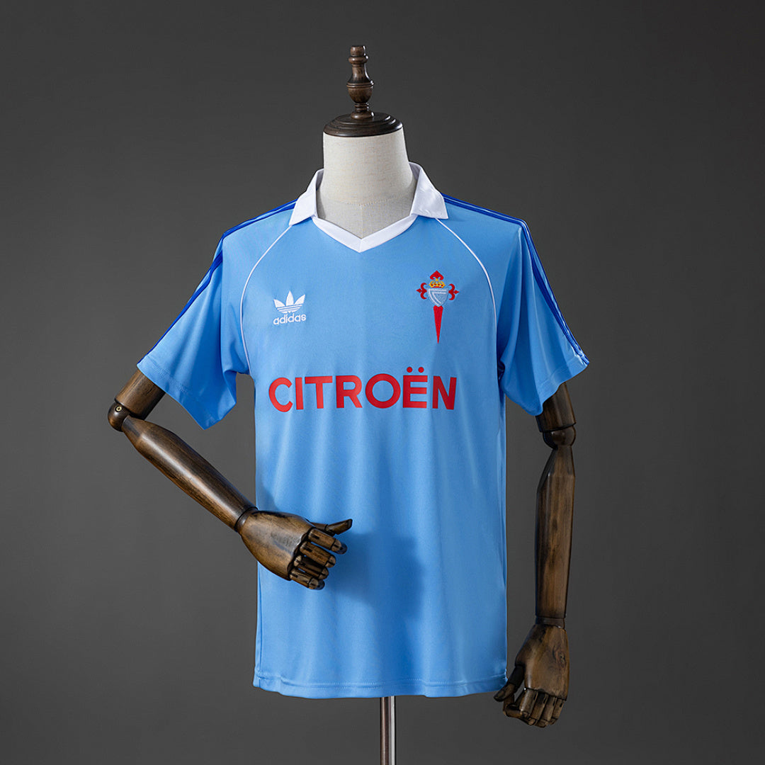 Camisa Celta de Vigo Home Retrô 4xl7 84/85