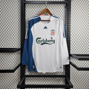 Camisa Liverpool Retrô Manga Longa 06/07