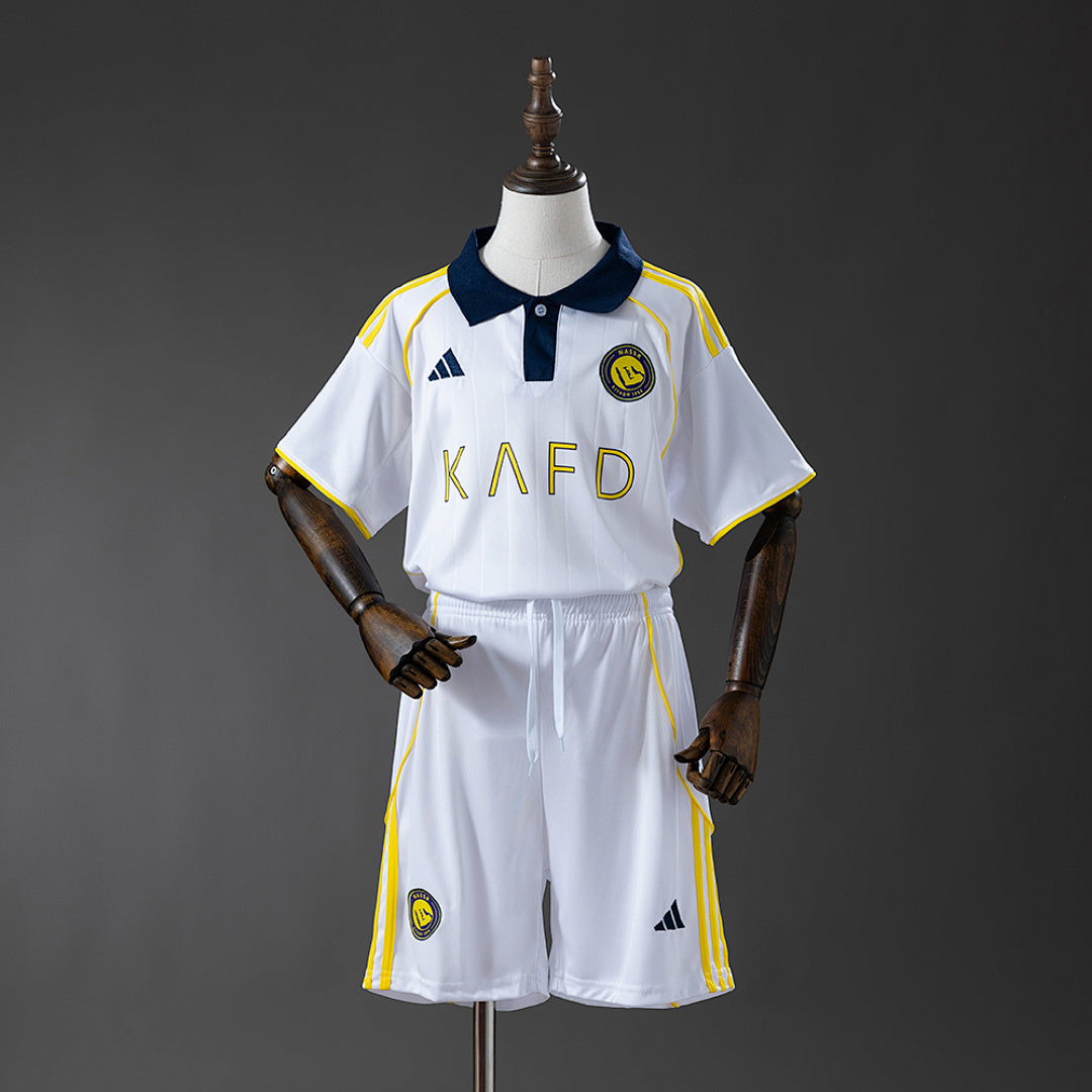 Camisa Al Nassr Third Away Kit Infantil 16 2811 25/26