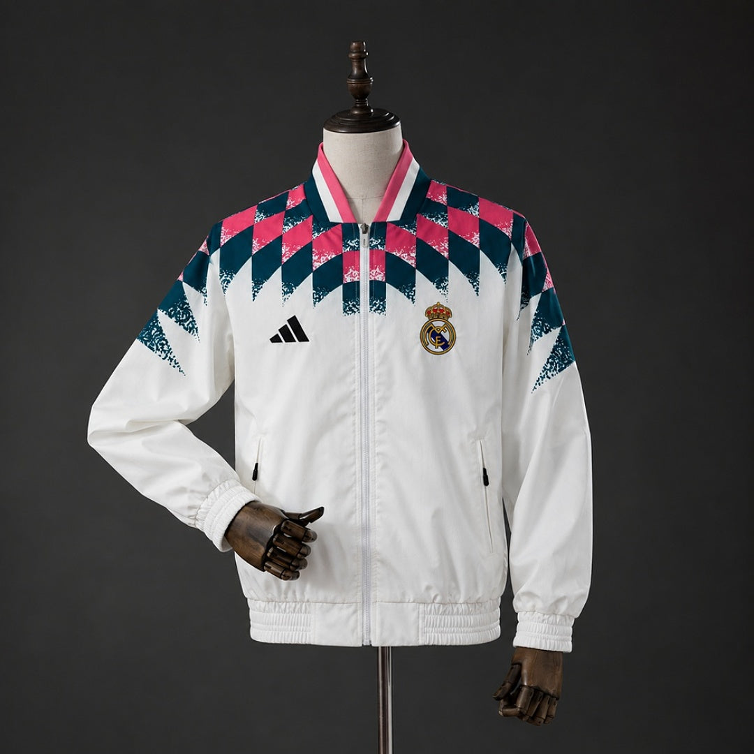 Corta Vento Real Madrid Branca 26/27