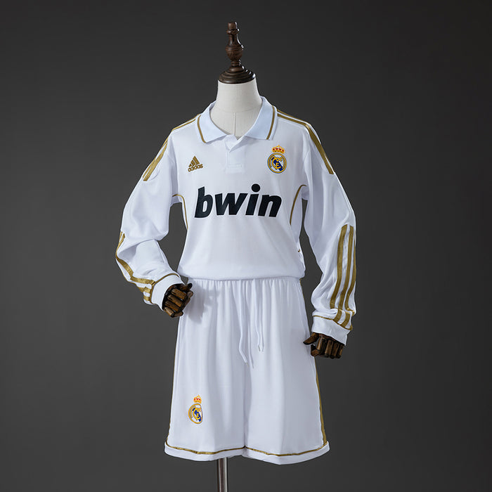 Kit Infantil Real Madrid Manga Longa 11/12