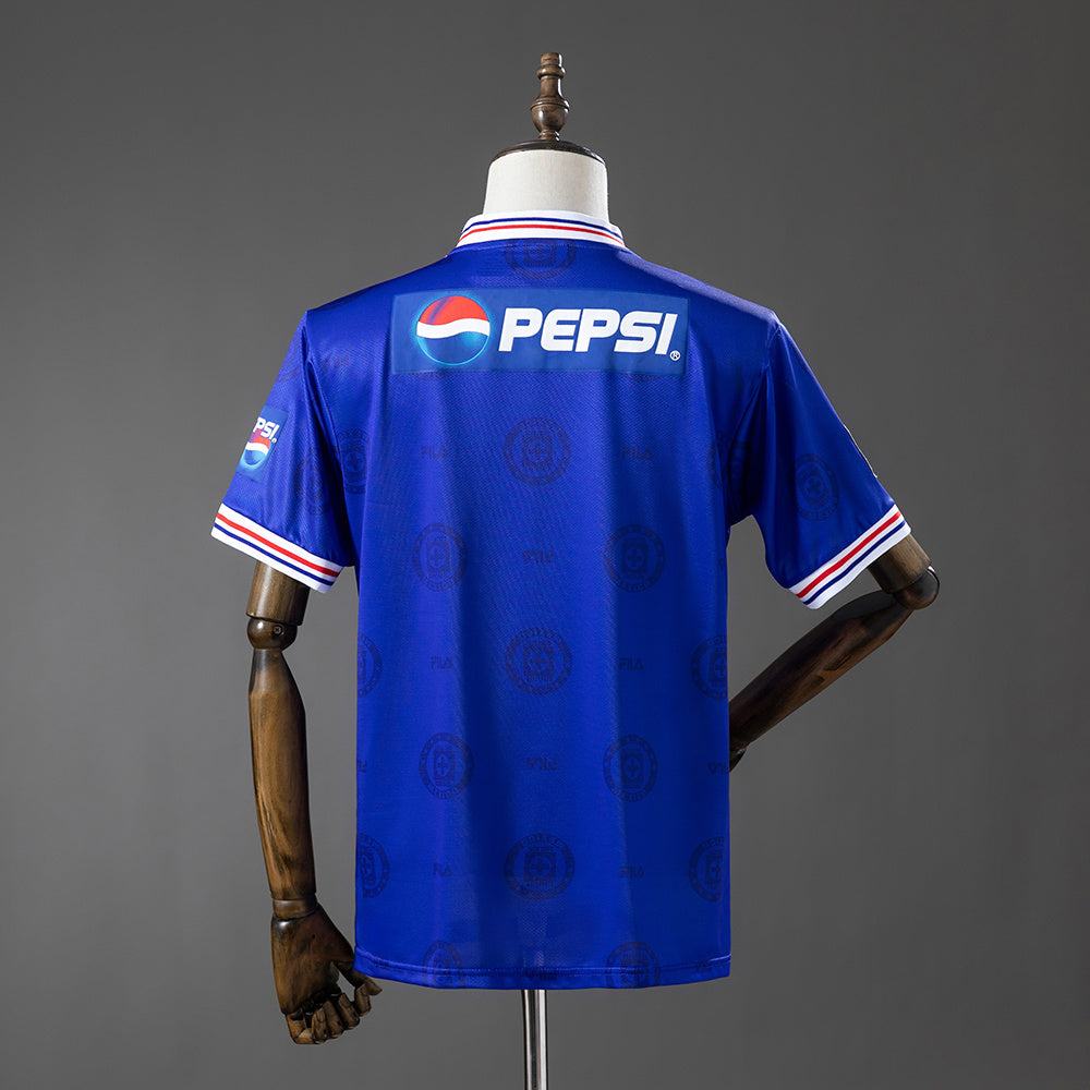 Camisa Cruz Azul Home Retrô Xxl8 1998