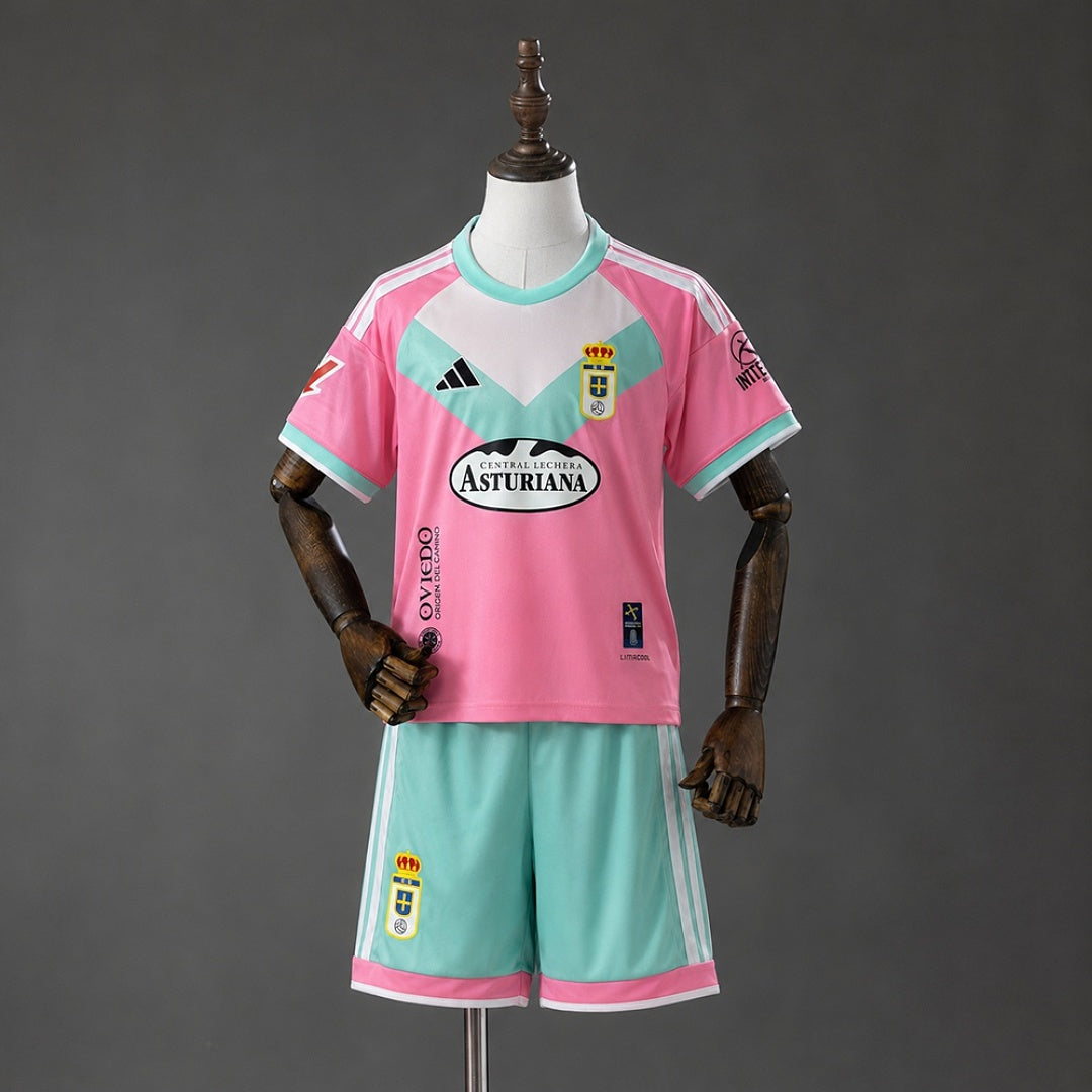 Camisa Real Oviedo Away Kit Infantil 16 282 26/27