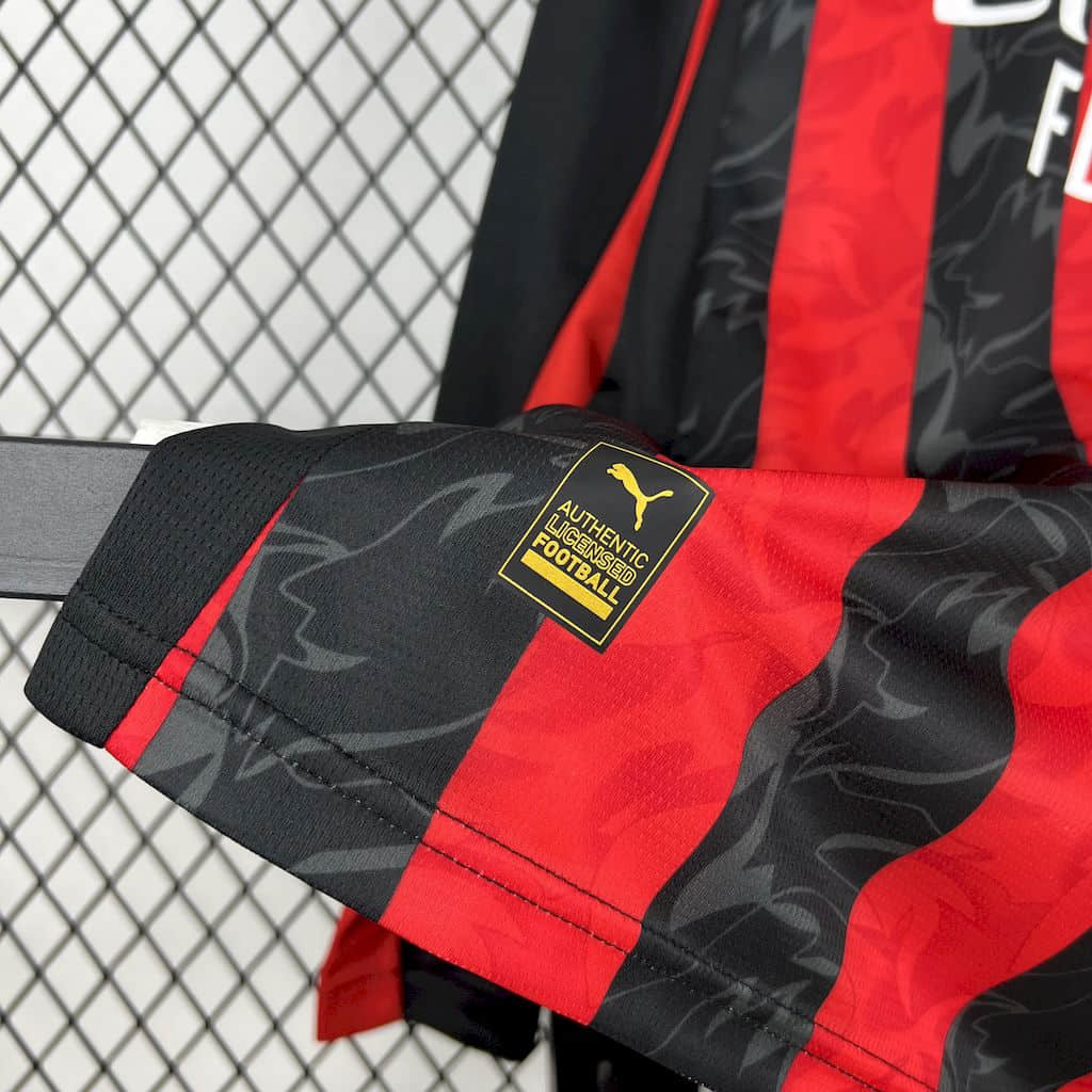 Camisa AC Milan Home Manga Longa 25/26
