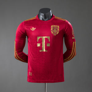 Camisa Bayern Munich Manga Longa Versão Jogador 25/26