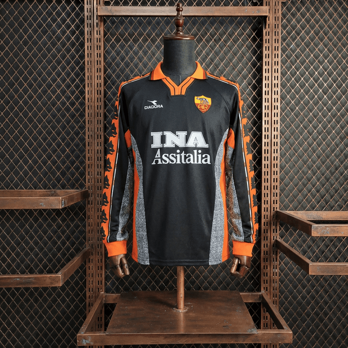 Camisa Roma Retrô Manga Longa 98/99