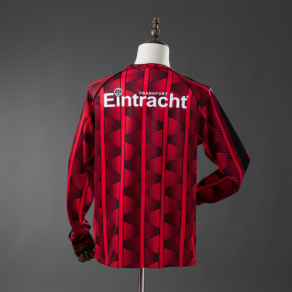 Camisa Eintracht Frankfurt Retrô Manga Longa 95/96