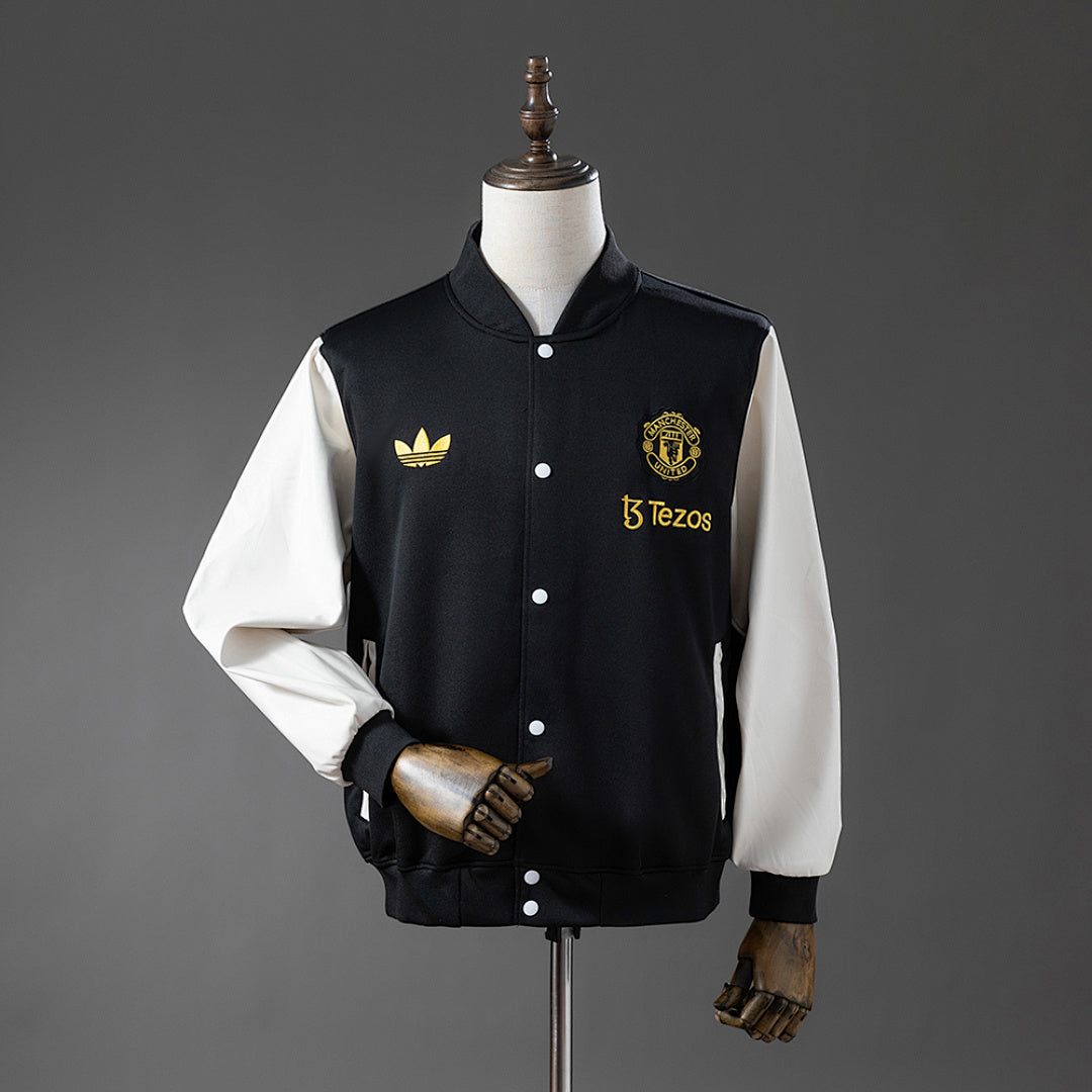 Jaqueta Manchester United Preta Branca