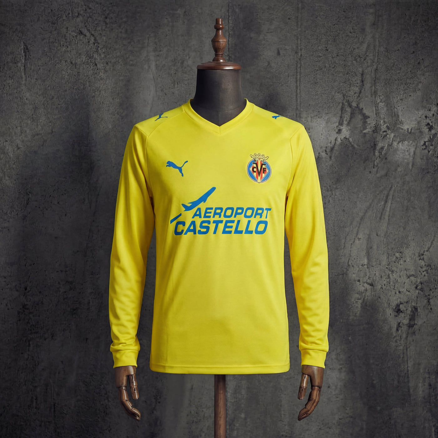 Camisa Aston Villa Retrô Manga Longa 08/09