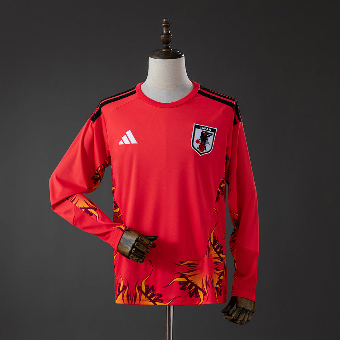 Camisa Japão Goleiro Vermelha Manga Longa 2026