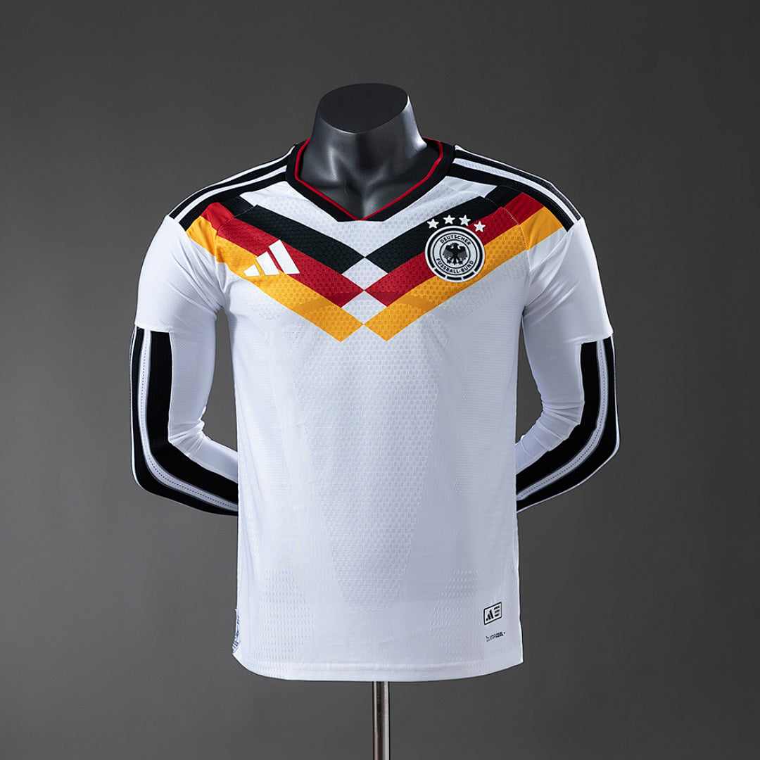 Camisa Alemanha Home Manga Longa Versão Jogador 2026