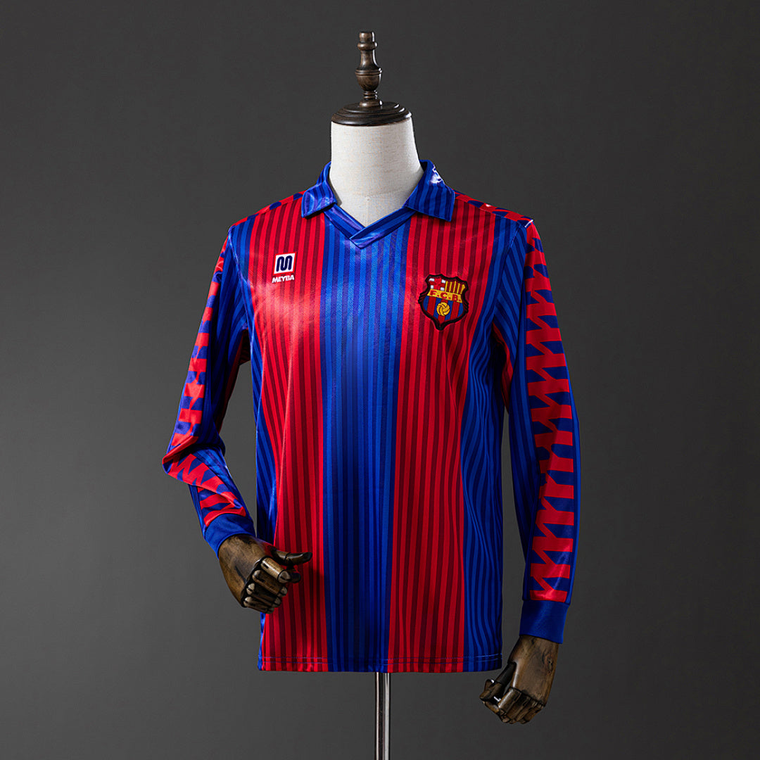 Camisa Barcelona Retrô Manga Longa 1992