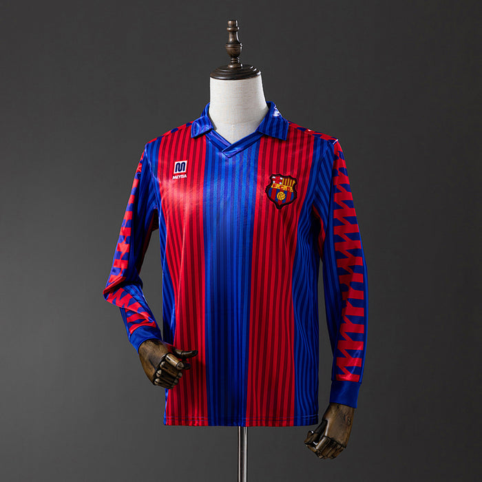Camisa Barcelona Retrô Manga Longa 1992